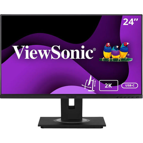 Viewsonic 24in(23.8in Viewable) Superclear Ips Quad Hd Monitor With Advanced Ergonomics,25
