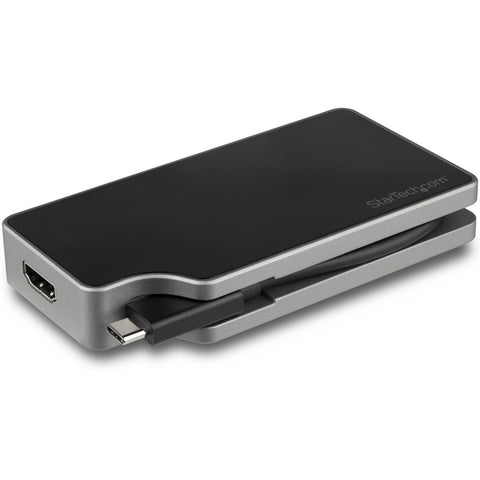 Startech Usb-c Multiport Video Adapter - 4-in-1 - 95w Power Delivery - Space Gray - Usb-c