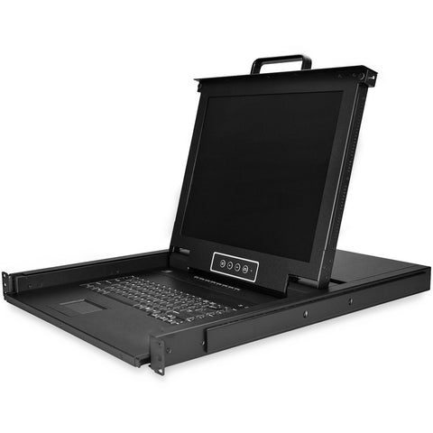 Startech Rackmount Kvm Console W/ 17in Active Matrix Tft Lcd Monitor / 1280 X 1024 / 8 Po