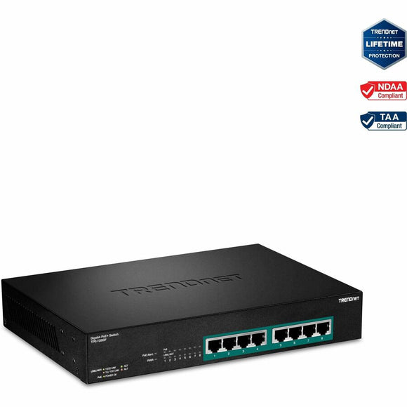 Trendnet Inc Switch - Tpe-tg80f - Wired - 2gbps - Networking / Ports Qty: 8 - Gigabit Etherne