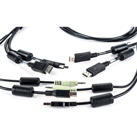 Vertiv Cable, 2-displayport/1-usb/1-audio, 6ft