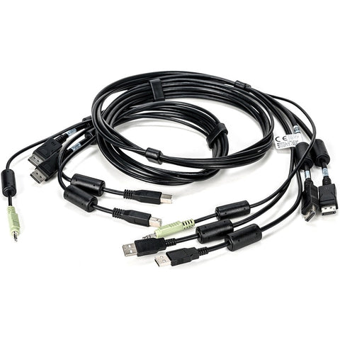 Vertiv Cable, 2-displayport/2-usb/1-audio, 6ft