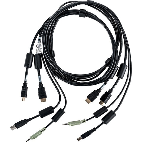 Vertiv Cable Assy, 2-hdmi/1-usb/1-audio, 6ft