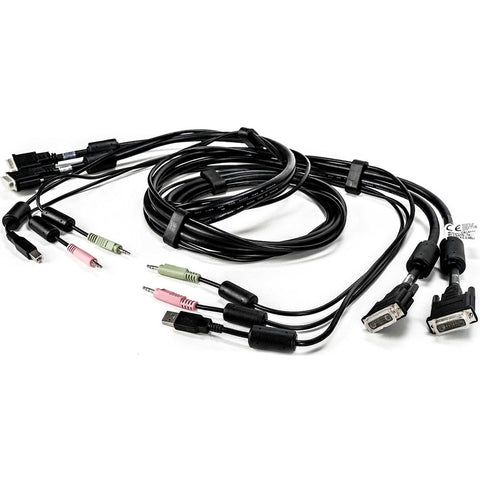 Vertiv Cable Assy, 2-dvi-i/1-usb/2-audio, 6ft