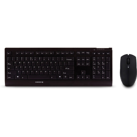 Cherry Americas Llc Wireless 104+4 Keys Black 128 Bit Aes En