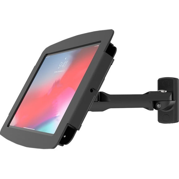 Compulocks Brands, Inc. Ipad Pro 12.9in (3-6th Gen) Space Enclosure Swing Wall Mount Black