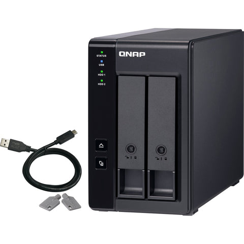 Qnap Inc 2-bay 3.5 Sata Hdd Usb 3.1 Gen2 10gbps