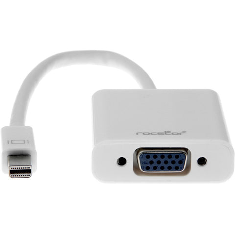 Rocstor Mini Displayport To Vga Adapter Convertor 5.9 - For Video Devices Tv Monitor Pro