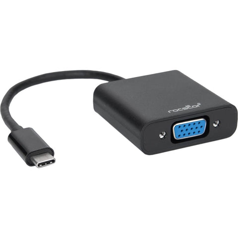 Rocstor Premium Usb-c To Vga Adapter Converter - 6in - For Macbook, Chromebook, Notebook