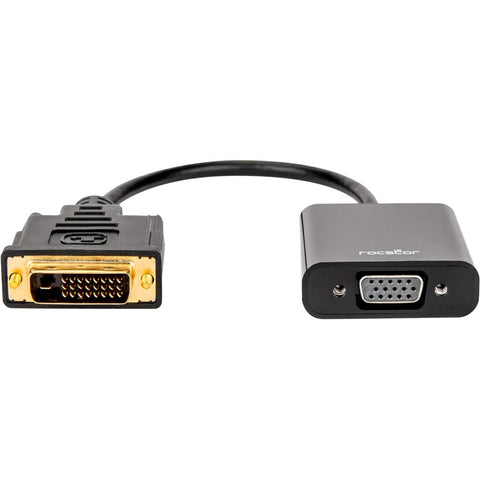 Rocstor Premium Dvi-d To Vga Active Adapter - Up To 1920x1200 - Dvi/vga - 6in / 6 - 1 Pa