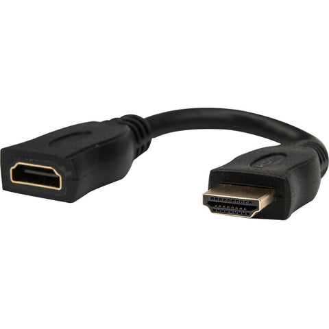 Rocstor Premium 6in High Speed Hdmi Port Saver Cable M/f - Ultra Hd 4k X 2k Hdmi Cable -