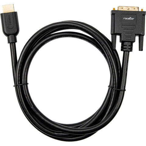 Rocstor Premium Hdmi To Dvi-d Cable - M/m - 6 Ft / 6ft - 1 X Dvi-d Male Digital Video 1