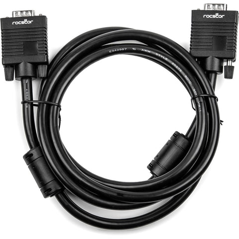 Rocstor Premium High-resolution Svga - Vga Monitor Cable - Hd-15 (m) To Hd15 (male) - 6f