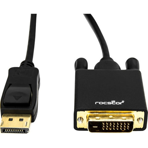 Rocstor Premium 6 Ft (2m) Displayport 1.2v To Dv