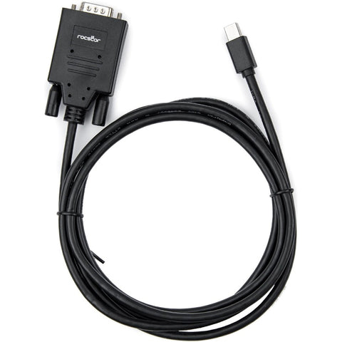 Rocstor 6 Ft Mini Displayport Male To Vga Hd-15
