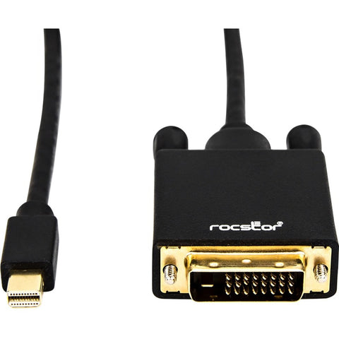 Rocstor Premium 6ft (2m) Mini Displayport To Dvi Cable - Supports 1080p Up To 1920x1200