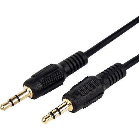 Rocstor Premium Slim 3.5mm Stereo Audio Cable 10ft M/m Mini-phone Male Stereo Audio For