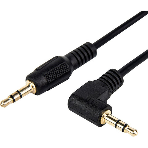 Rocstor Slim 3.5mm To Right Angle Stereo Audio Cable 6 Ft M/m Mini-phone Male Stereo Aud