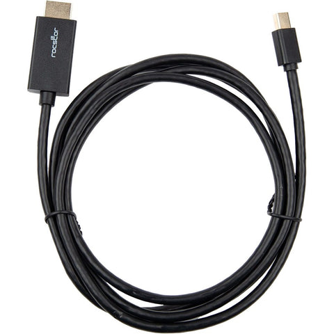 Rocstor Premium 6 Ft (1.8m) Mini Displayport To Hdmi Cable - 4k/2k @30hz - Gold Plated -