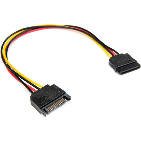 Rocstor Premium 12in 15 Pin Sata Power Extension Cable - 12in / 12 In (1 Ft / 1ft) - Sat