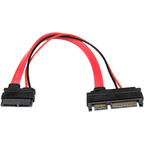 Rocstor Premium 6in Slimline Sata To Sata Adapter With Power - F/m - Sata For Optical Dr