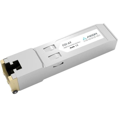 Axiom Transceiver - Sfp - 1000gbps - Gigabit Ethernet - Wired - 100m - Rj-45 - Limited