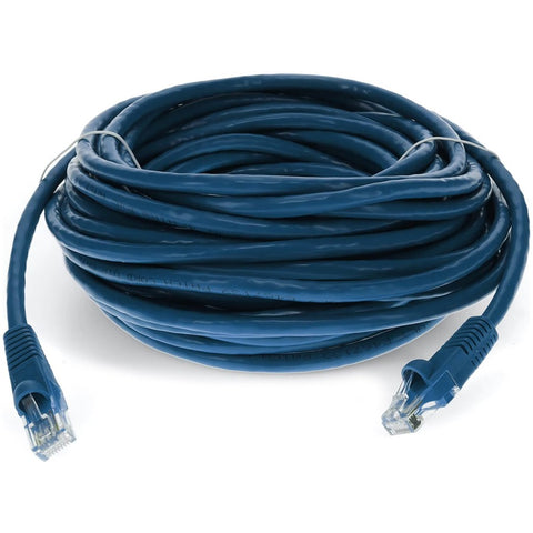 Add-on Addon 15ft Blue Cat 6 Pvc Ethernet Cable Snagless Bubble Boot Rj-45 M/m