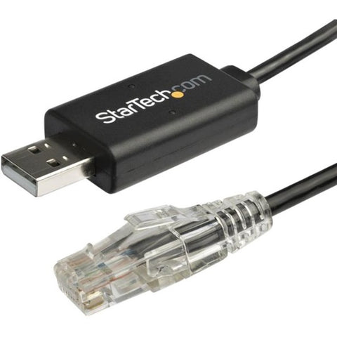 Startech Connect 6 Ft / 1.8m Cisco Usb Console Cable To Usb 2.0 Equipped Laptop To Rj45 P