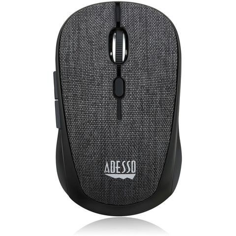 Adesso Innovation Inc Adesso 2.4ghz Wireless Black  Fabric Mini Optical Mouse , 5-button ,  Fabric Sur