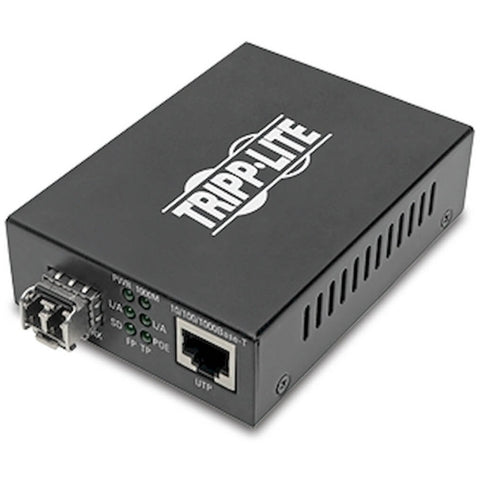 Eaton Tripp Lite Series Gigabit Multimode Fiber To Ethernet Media Converter, Poe