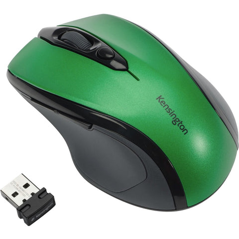 Kensington Computer Pro Fit  Mid-size Wireless Mouse - Emerald Green
