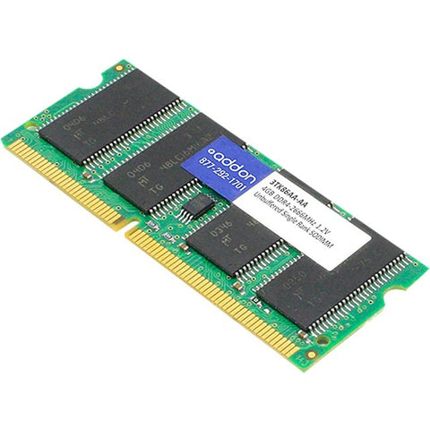 Add-on Hp 3tk86aa Compatible 4gb Ddr4-2666mhz Unbuffered Single Rank X8 1.2v 260-pin Cl