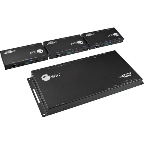 Siig, Inc. Extends Hdmi Signals To 4x2 Hdmi Displays Up To 198ft(60m) At 1080p Or 114ft(35m