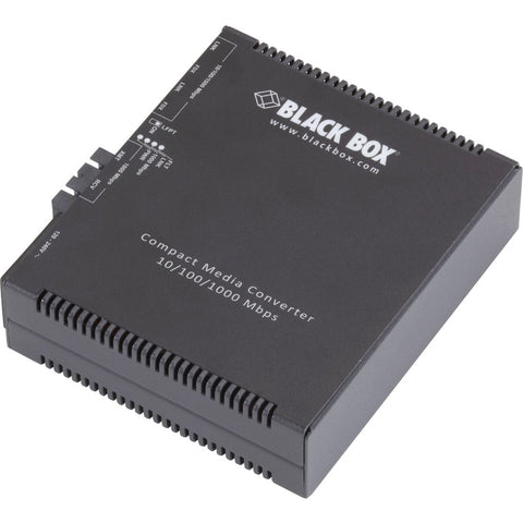 Black Box Gigabit Ethernet (1000-mbps) Media Converter - (2) 10/100/1000-mbps Copper To 10
