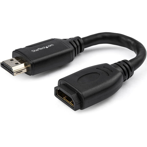 Startech 6in Short High Speed Hdmi 2.0 Extension Cable With Ethernet; 4k 60hz (u
