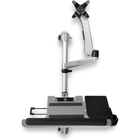 Startech Ergonomic Wall-mounted Workstation - Vesa Monitor Arm For Up To 34in/19.8lb Disp