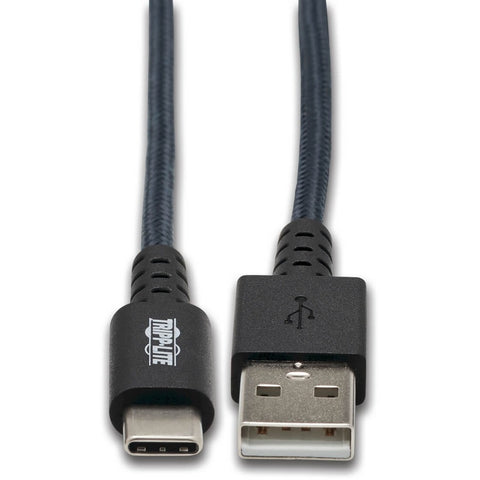 Eaton Tripp Lite Series Heavy-duty Usb-a To Usb-c Cable - Usb A Left Connector - Male