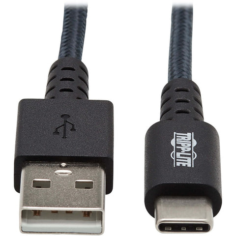 Eaton Tripp Lite Series Heavy-duty Usb-a To Usb-c Cable - Usb A Left Connector - Male