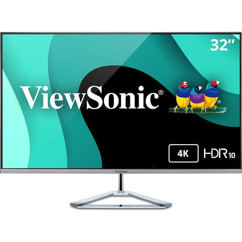 Viewsonic 32in(31.5inviewable) 4k Uhd Monitor With A Stylish Ultra-slim Frameless Design,3