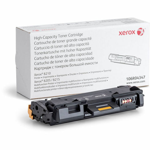 Xerox 106r04347 - Toner Cartridge - Black - High Capacity, 3000 Pages - Printer