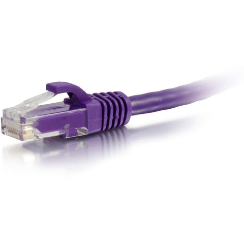 C2g 30ft Cat6a Snagless Utp Cable-purple