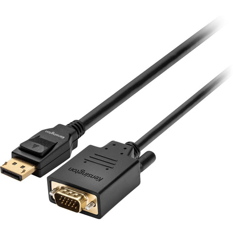 Kensington Computer Displayport 1.2 (m) To Vga (m) Passive Unidirectional Cable, 6ft