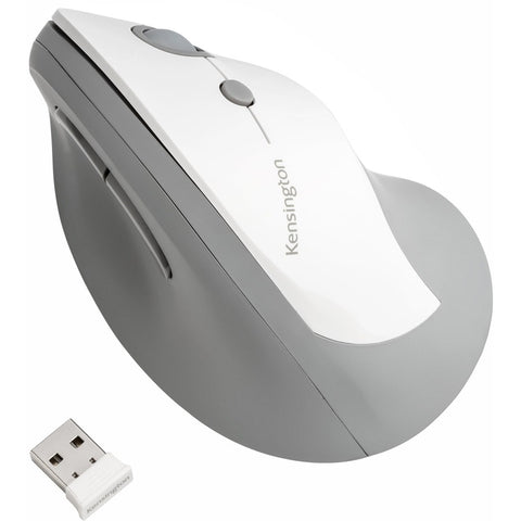 Kensington Computer Pro Fit  Ergo Vertical Wireless Mouse-gray