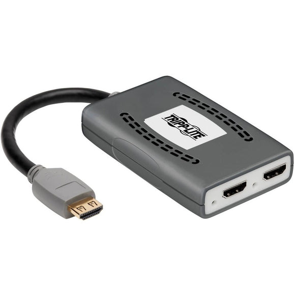 Tripp Lite 2-port Hdmi 2.0 Splitter - 4k X 2k @ 60 Hz, 4:4:4, Multi-resolution Support, Hdr