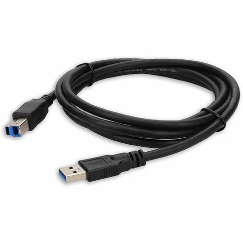 Add-on Addon 1ft Usb 3.0 (a) Male To Usb 3.0 (b) Male Black Extension Cable
