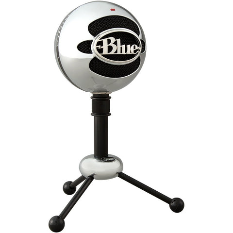 Logitech Blue Microphone Blue Snowball Usb Microphone-brushed Aluminum-usb-n/a-a