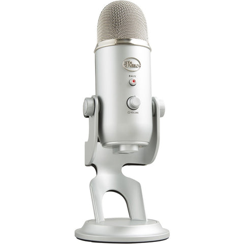 Logitech Blue Microphone Blue Yeti Usb Mic-silver-usb-n/a-amr-836213001950