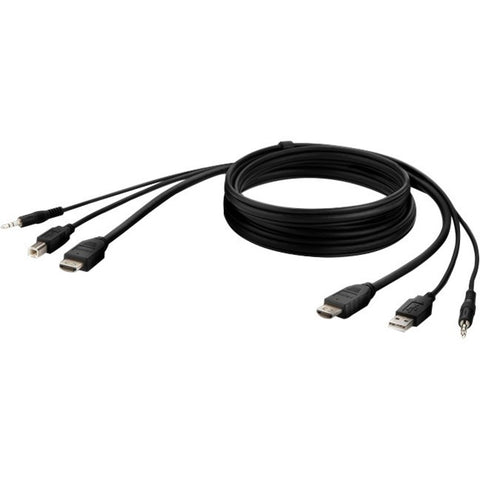 Belkin International Inc System Cable - Mini-phone 3.5 Mm,hdmi,4 Pin Mini-usb Type A Left Connector - Mal