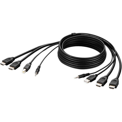 Belkin International Inc System Cable - Mini-phone 3.5 Mm,hdmi,4 Pin Mini-usb Type A Left Connector - Mal