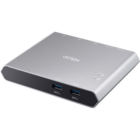 Aten 2-port Usb-c Dock Switch With Powepass-through